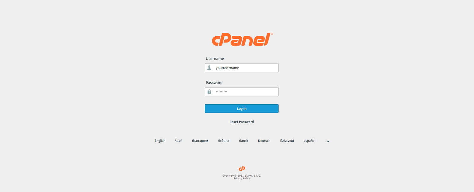 cPanel Login